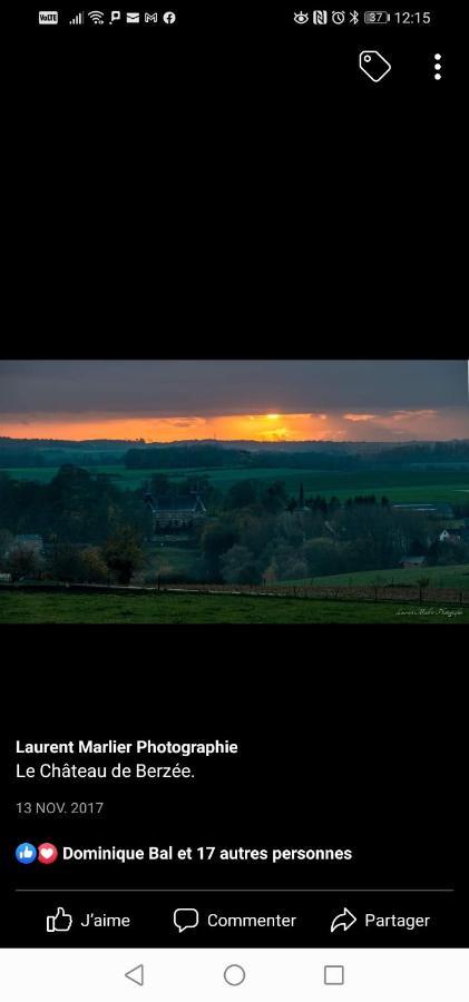 Maison D'Hote Les Notes Endormies Suite Le Refuge Walcourt Esterno foto