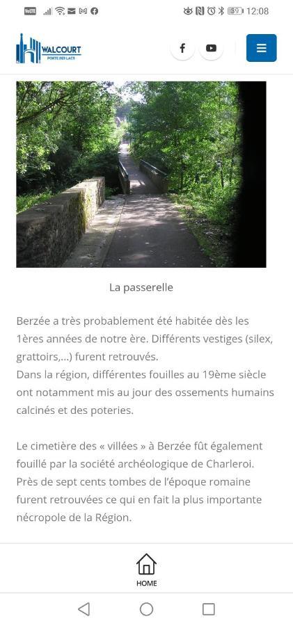 Maison D'Hote Les Notes Endormies Suite Le Refuge Walcourt Esterno foto