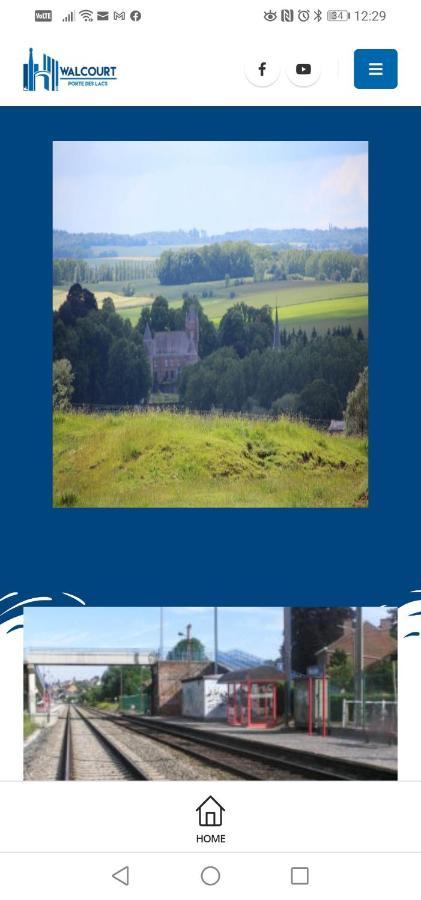 Maison D'Hote Les Notes Endormies Suite Le Refuge Walcourt Esterno foto